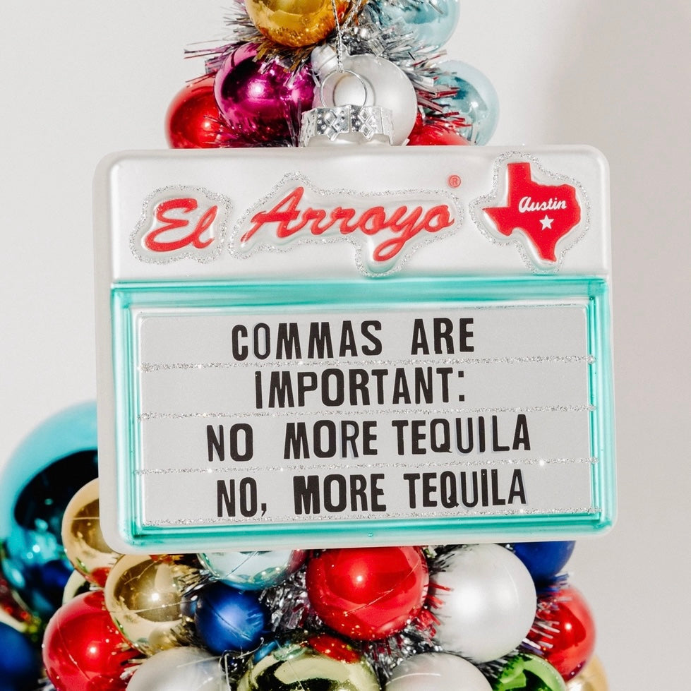 “Commas are Important” Ornament