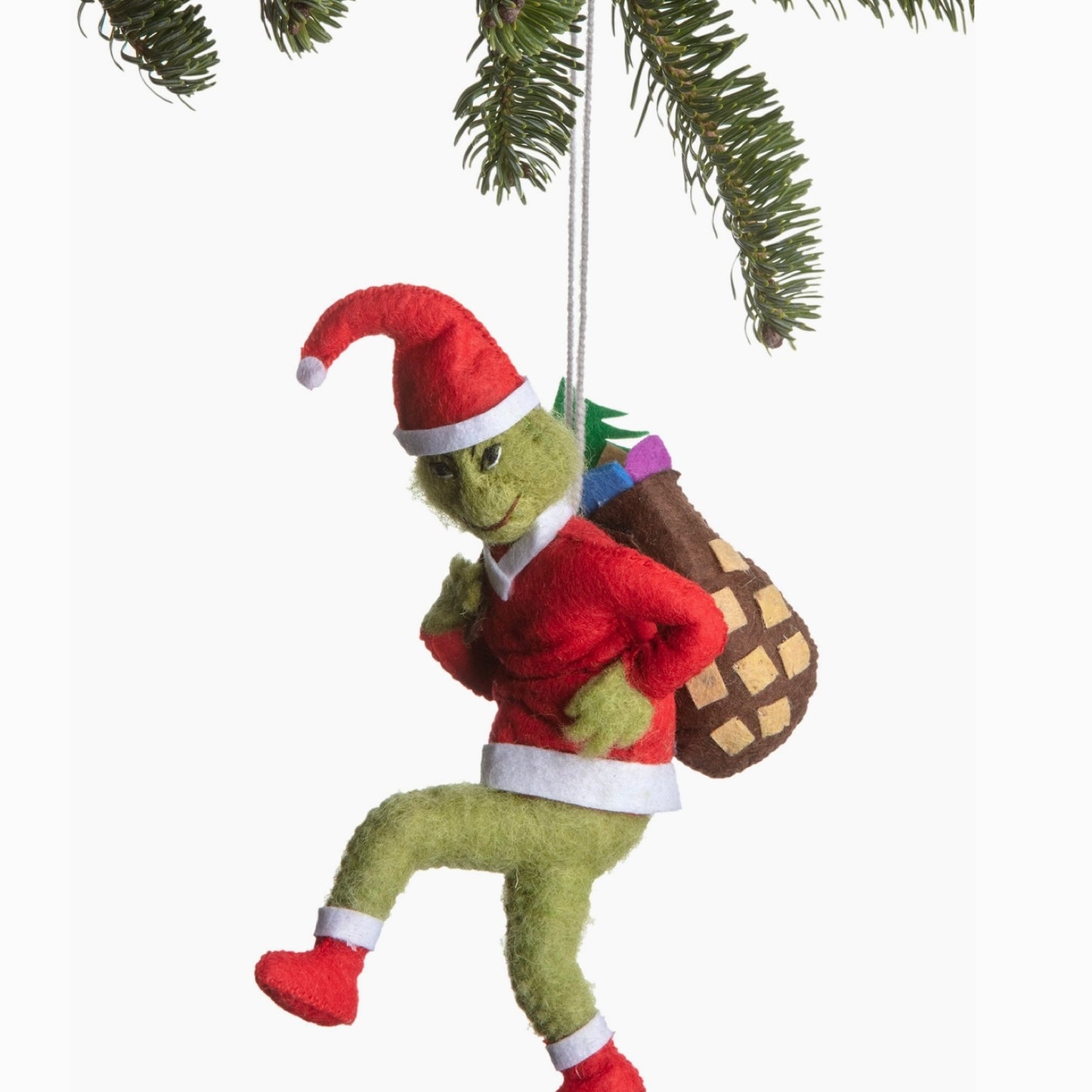 The Grinch Santa Ornament