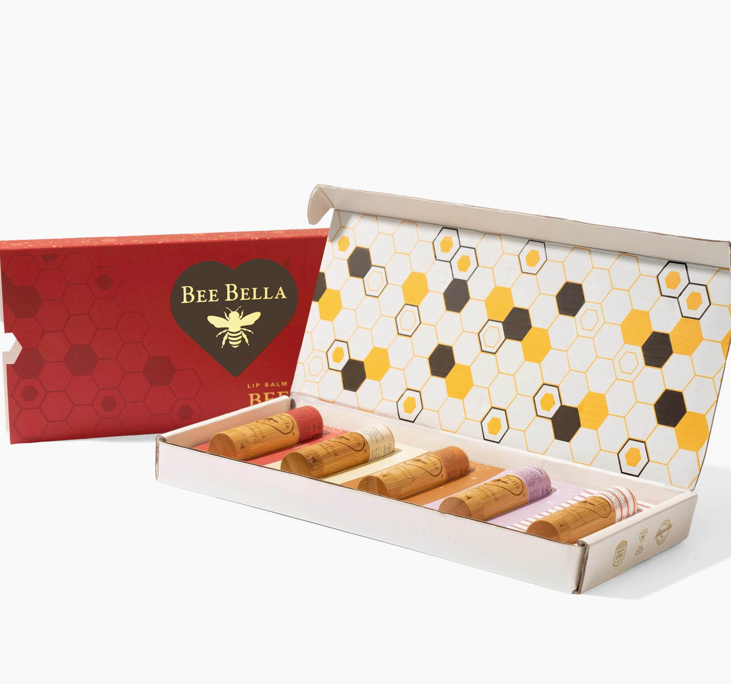 Bee Bella 5 Lip Balms Gift Box Set