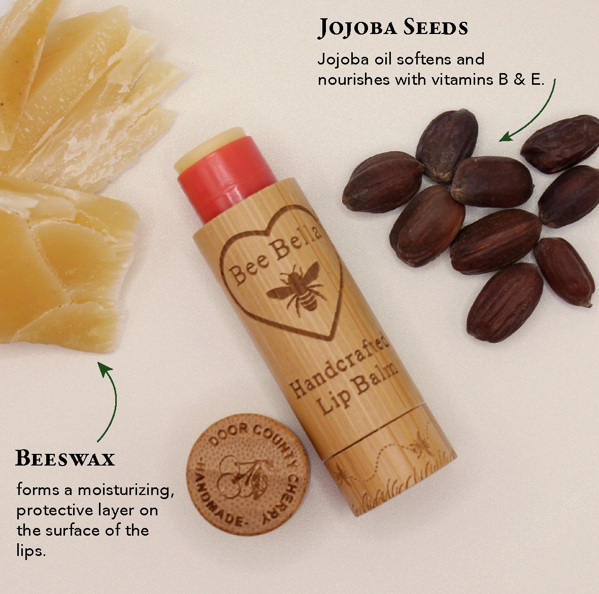 Bee Bella 5 Lip Balms Gift Box Set