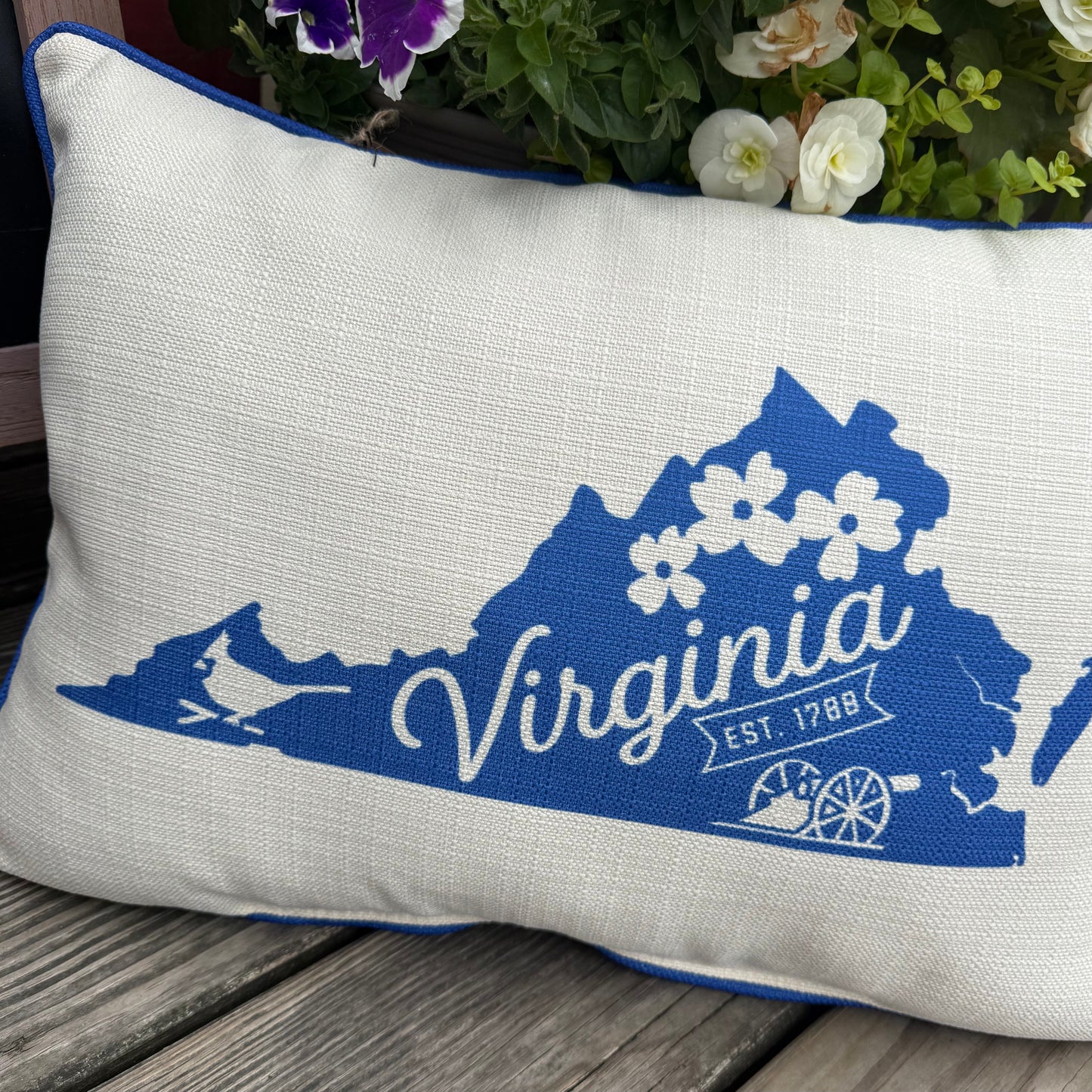Virginia Est. 1788 Pillow