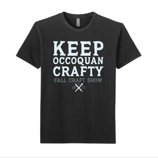 Keep Occoquan Crafty Vintage Black Tee