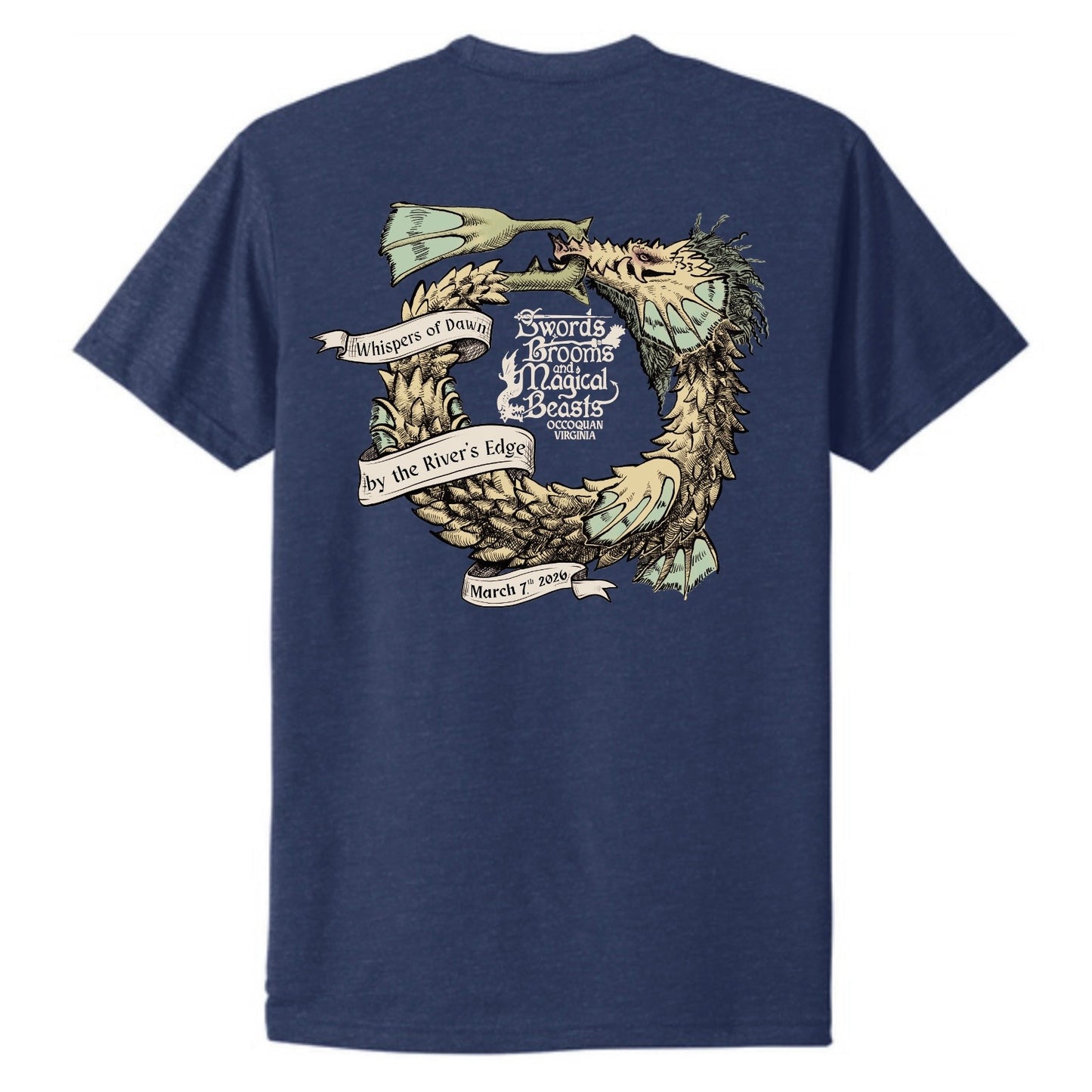 Swords, Brooms and Magical Beasts MARCH 2026 T-Shirt!