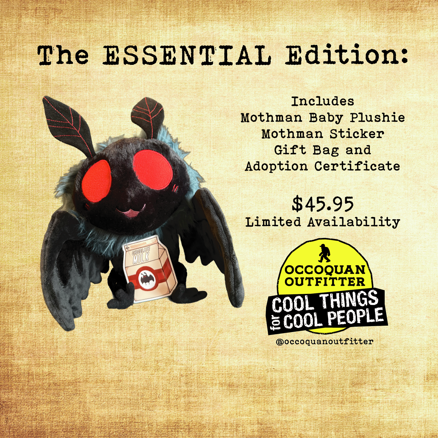 Mothman Baby Plushie Essential Edition
