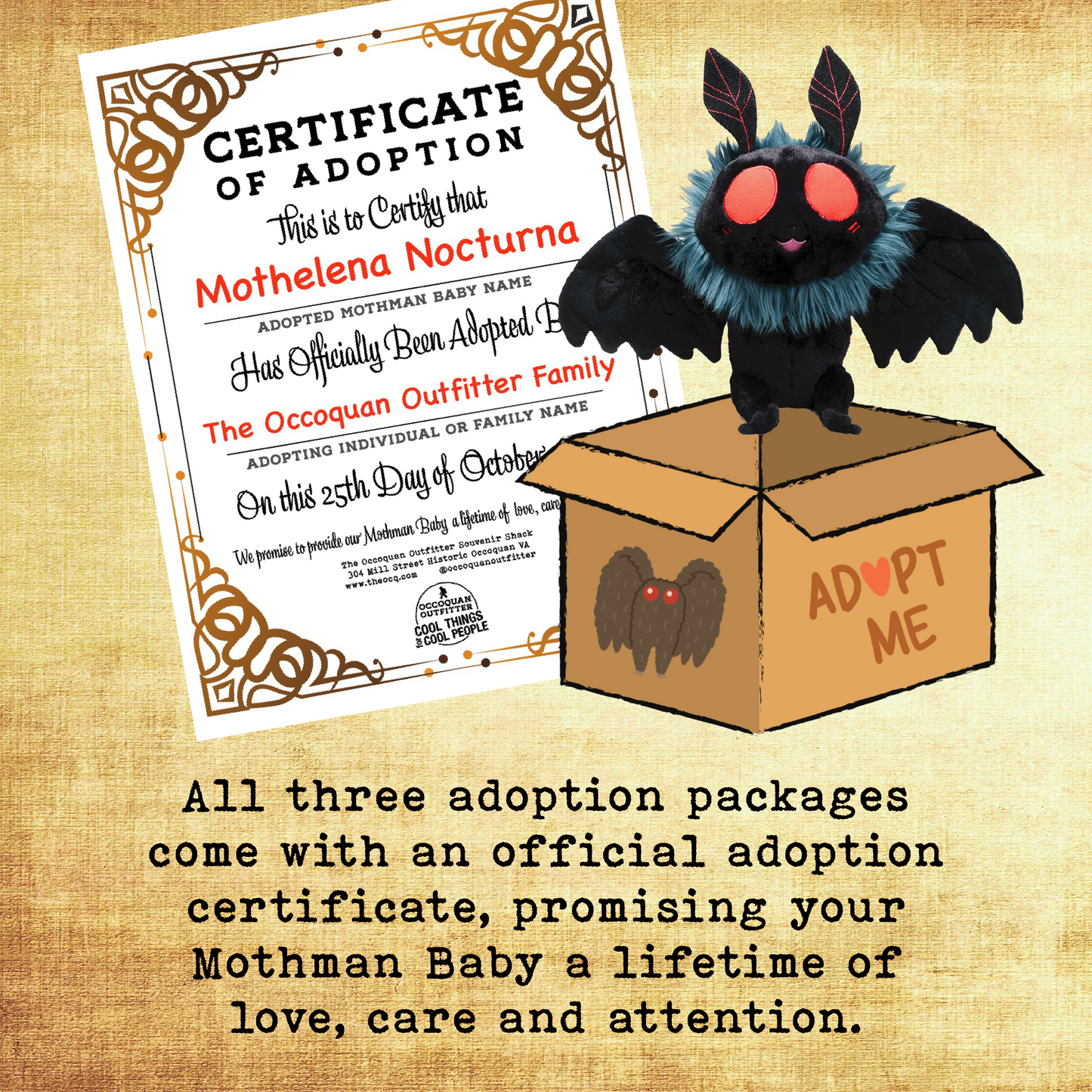 Mothman Baby Plushie Essential Edition