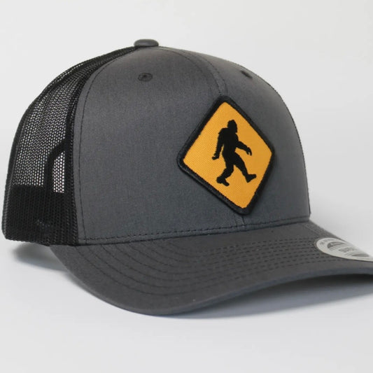 NEW!! Bigfoot Crossing Trucker Charcoal/Black