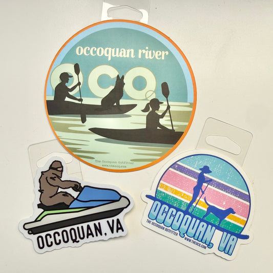 Occoquan River Sports 3 Stickers Pack