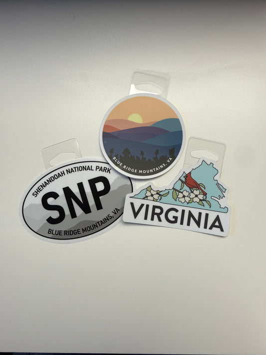 Virginia 3 Stickers Pack