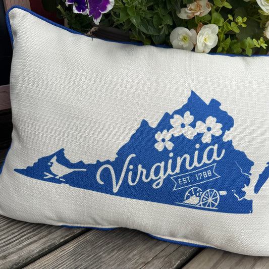 Virginia Est. 1788 Pillow
