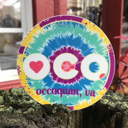 Tie Dye OCQ Sticker